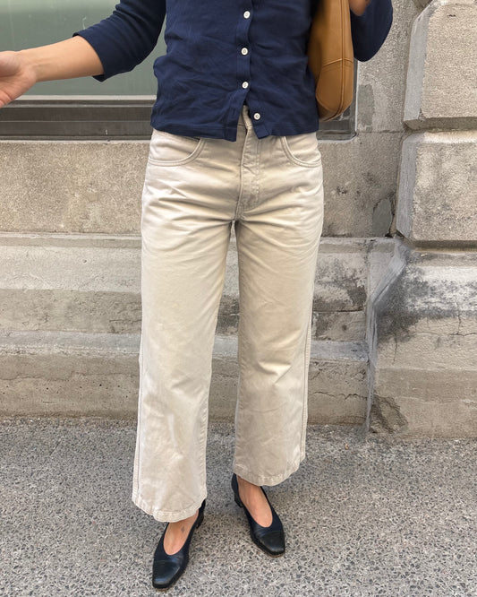 Dockers khaki mini flare pants