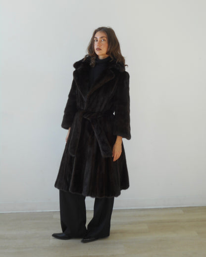 Mink fur coat