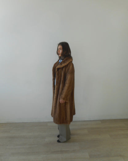 Mink fur coat