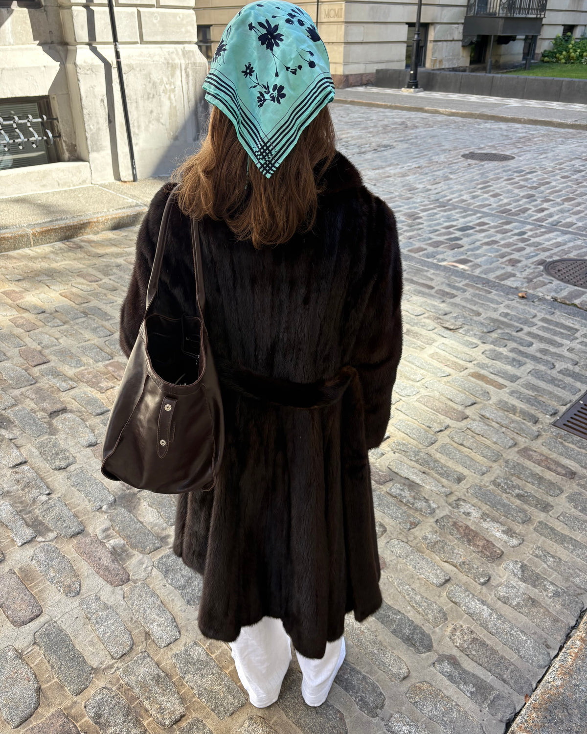 Mink fur coat