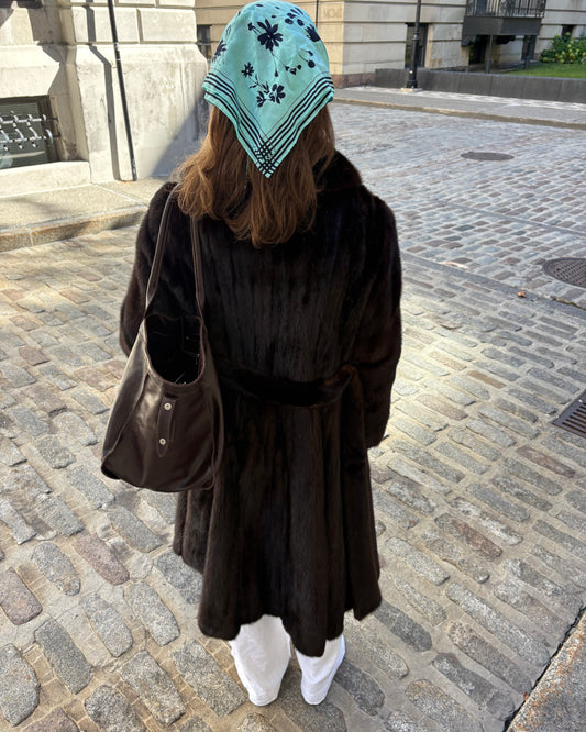 Mink fur coat