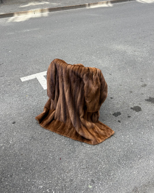 Mink fur coat