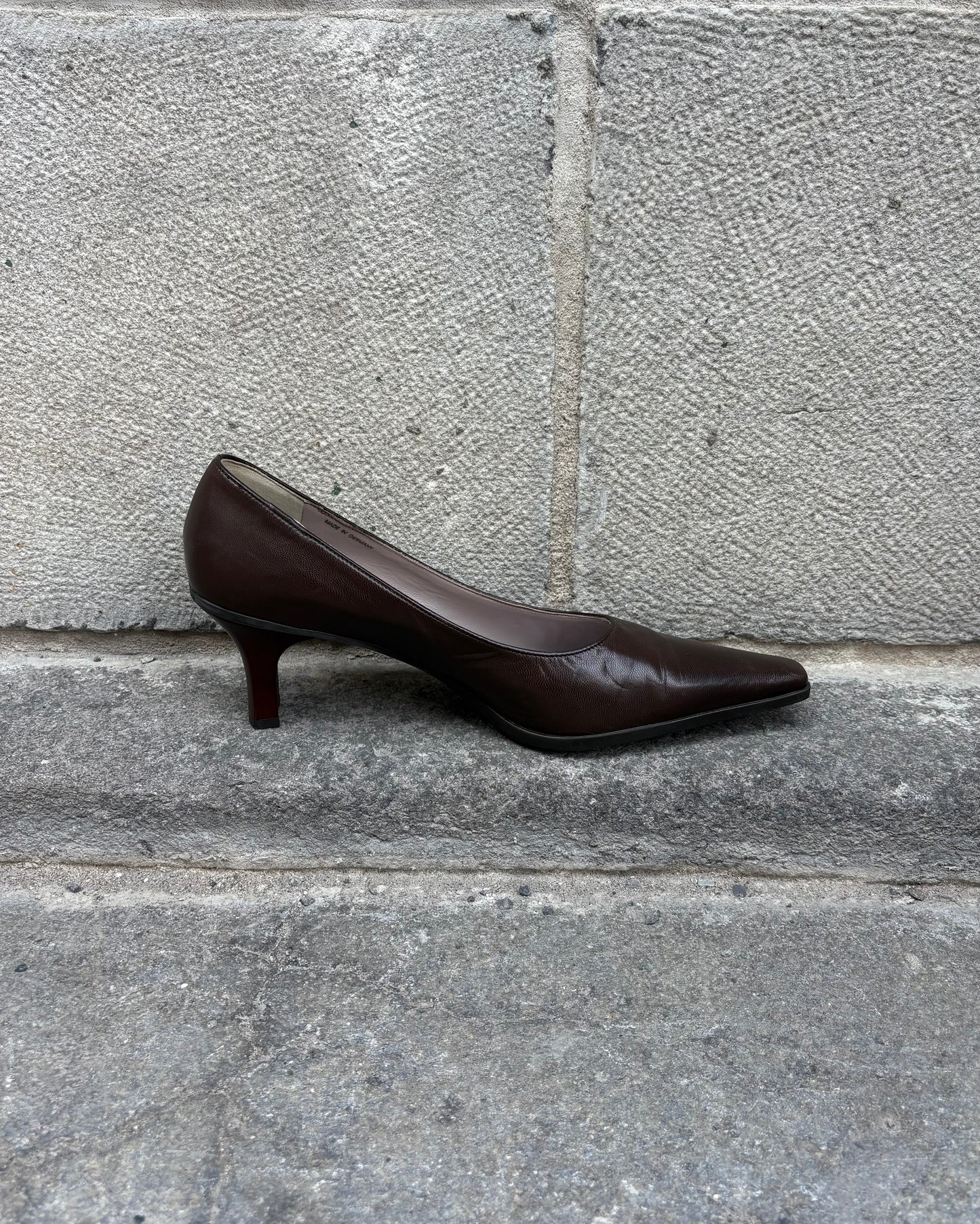 Peter Kaiser brown leather heels